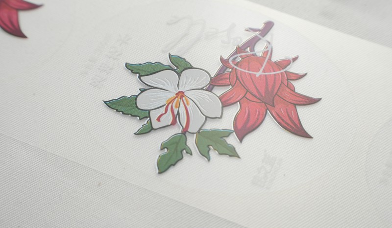 투명한 BOPP 레이블